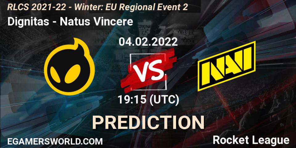 Dignitas contre Natus Vincere : prédiction de match. 04.02.2022 at 19:15. Rocket League, RLCS 2021-22 - Winter: EU Regional Event 2