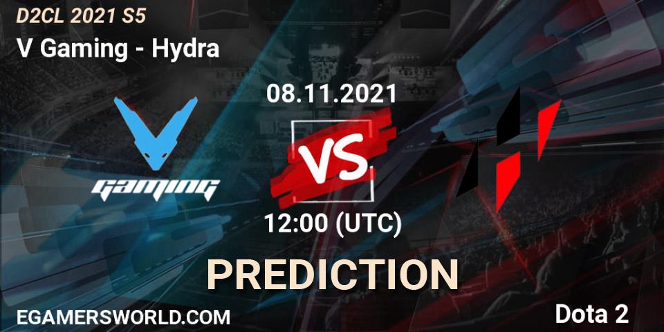 V Gaming contre Hydra : prédiction de match. 08.11.21. Dota 2, Dota 2 Champions League 2021 Season 5