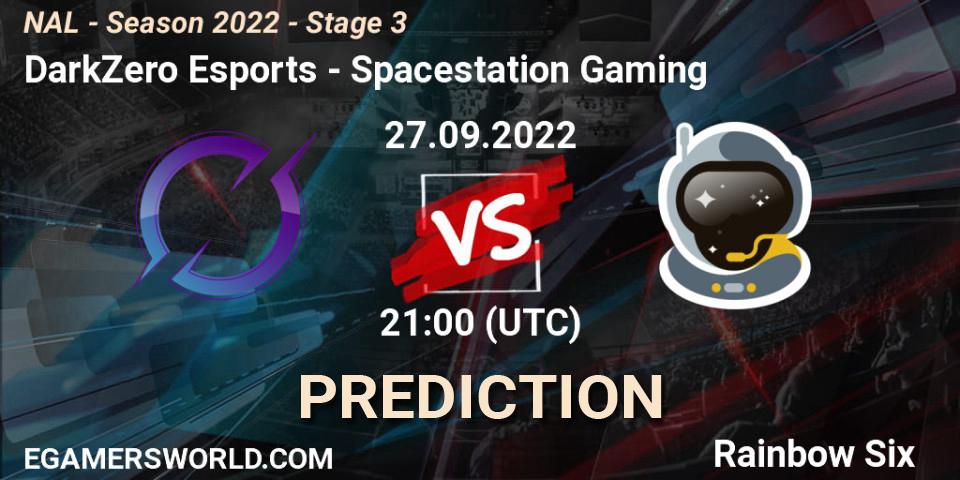 DarkZero Esports contre Spacestation Gaming : prédiction de match. 27.09.22. Rainbow Six, NAL - Season 2022 - Stage 3