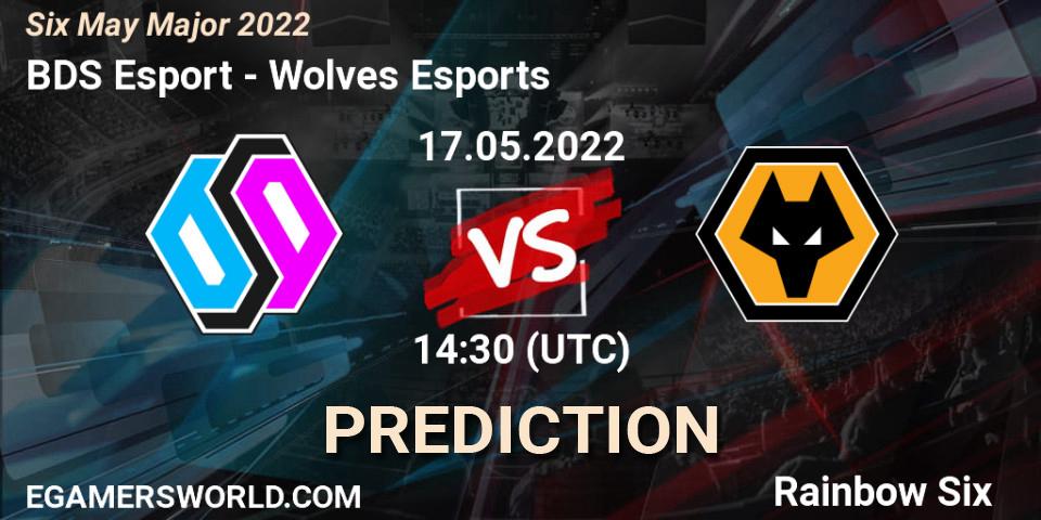 BDS Esport contre Wolves Esports : prédiction de match. 17.05.2022 at 14:30. Rainbow Six, Six Charlotte Major 2022