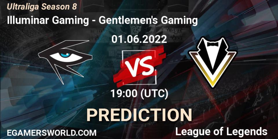 Illuminar Gaming contre Gentlemen's Gaming : prédiction de match. 01.06.2022 at 19:30. LoL, Ultraliga Season 8