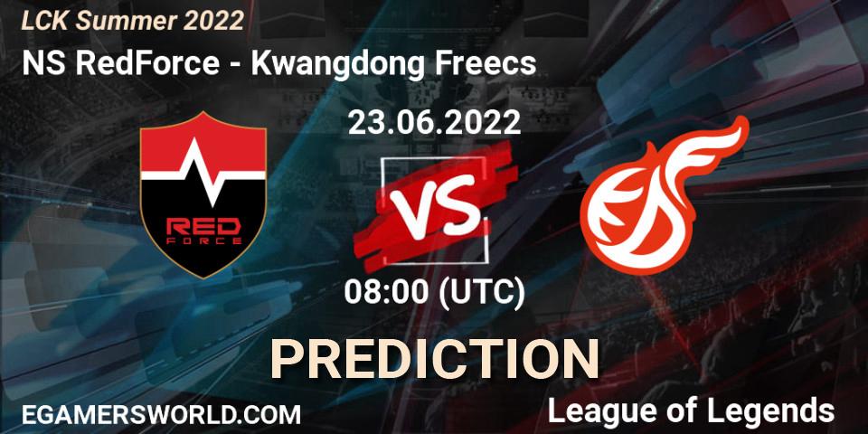 Nongshim RedForce contre Freecs : prédiction de match. 23.06.2022 at 08:00. LoL, LCK Summer 2022