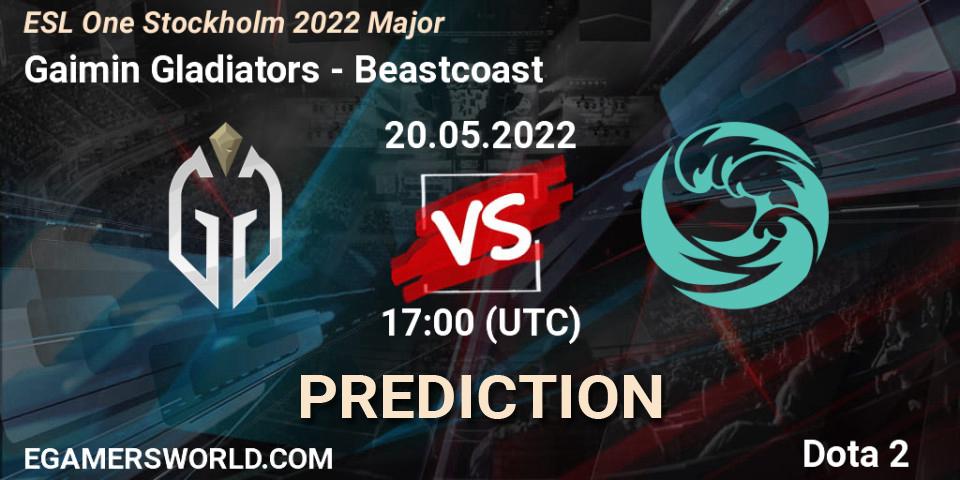 Gaimin Gladiators contre Beastcoast : prédiction de match. 20.05.22. Dota 2, ESL One Stockholm 2022 Major