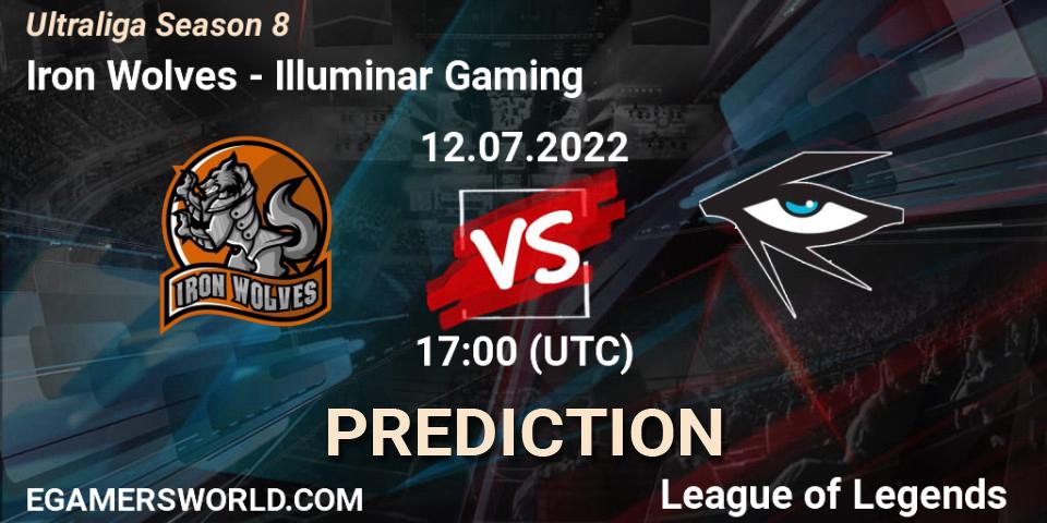 Iron Wolves contre Illuminar Gaming : prédiction de match. 12.07.2022 at 17:00. LoL, Ultraliga Season 8