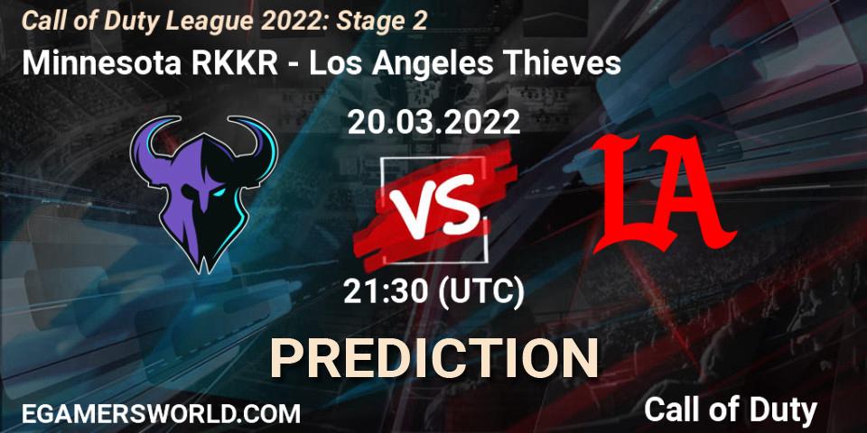 Minnesota RØKKR contre Los Angeles Thieves : prédiction de match. 20.03.22. Call of Duty, Call of Duty League 2022: Stage 2