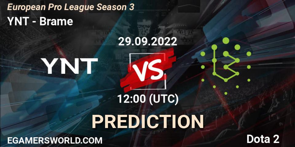 YNT contre Monaspa : prédiction de match. 29.09.2022 at 12:06. Dota 2, European Pro League Season 3 
