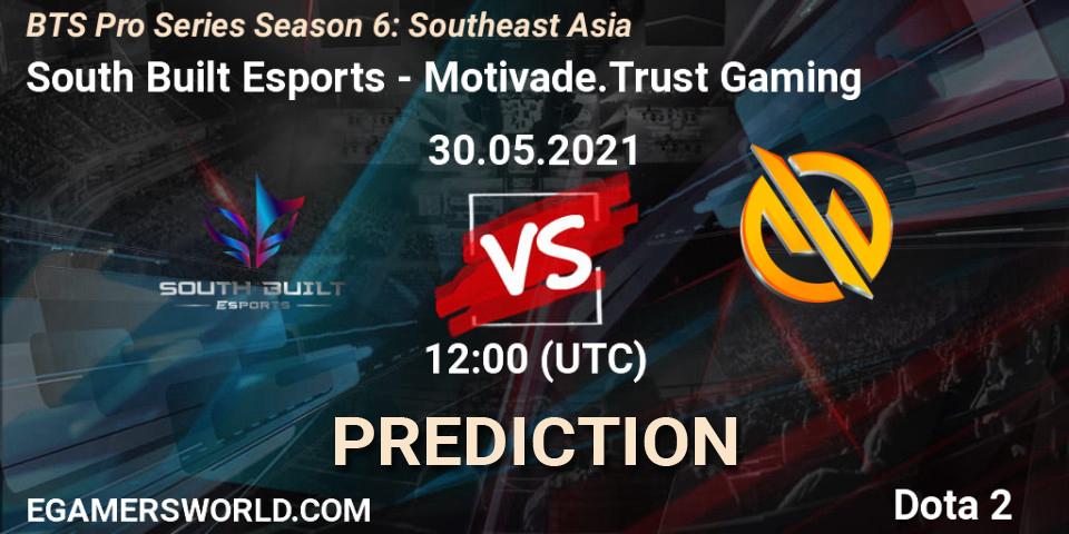 South Built Esports contre Motivade.Trust Gaming : prédiction de match. 30.05.2021 at 12:44. Dota 2, BTS Pro Series Season 6: Southeast Asia