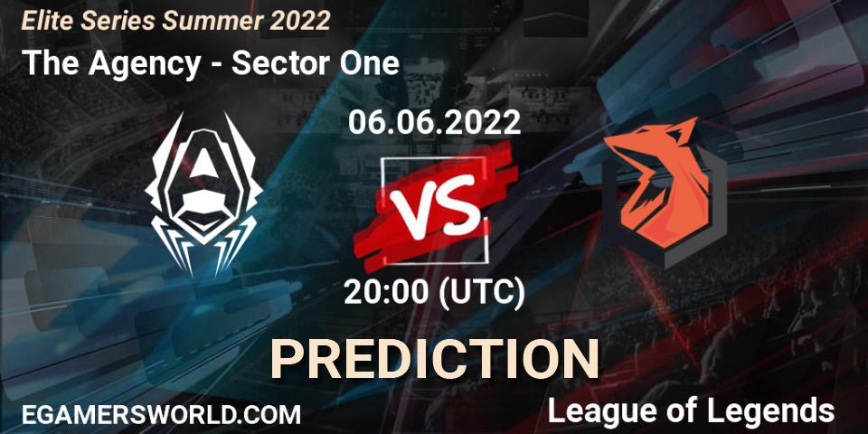 The Agency contre Sector One : prédiction de match. 06.06.2022 at 20:00. LoL, Elite Series Summer 2022