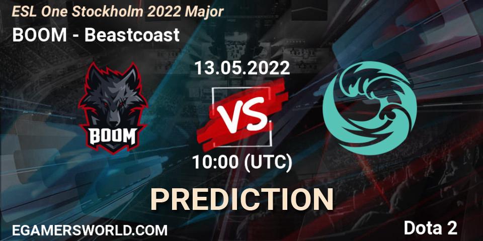 BOOM contre Beastcoast : prédiction de match. 13.05.22. Dota 2, ESL One Stockholm 2022 Major