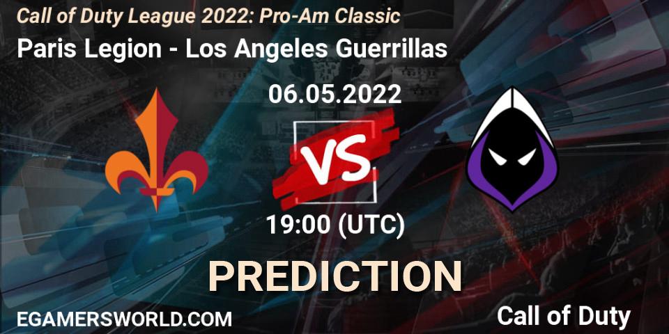 Paris Legion contre Los Angeles Guerrillas : prédiction de match. 06.05.22. Call of Duty, Call of Duty League 2022: Pro-Am Classic
