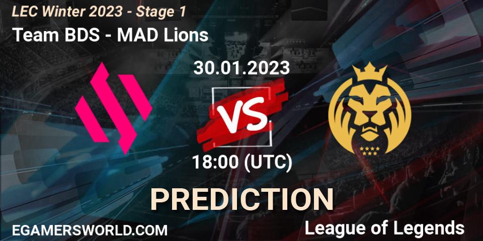 Team BDS contre MAD Lions : prédiction de match. 30.01.23. LoL, LEC Winter 2023 - Stage 1