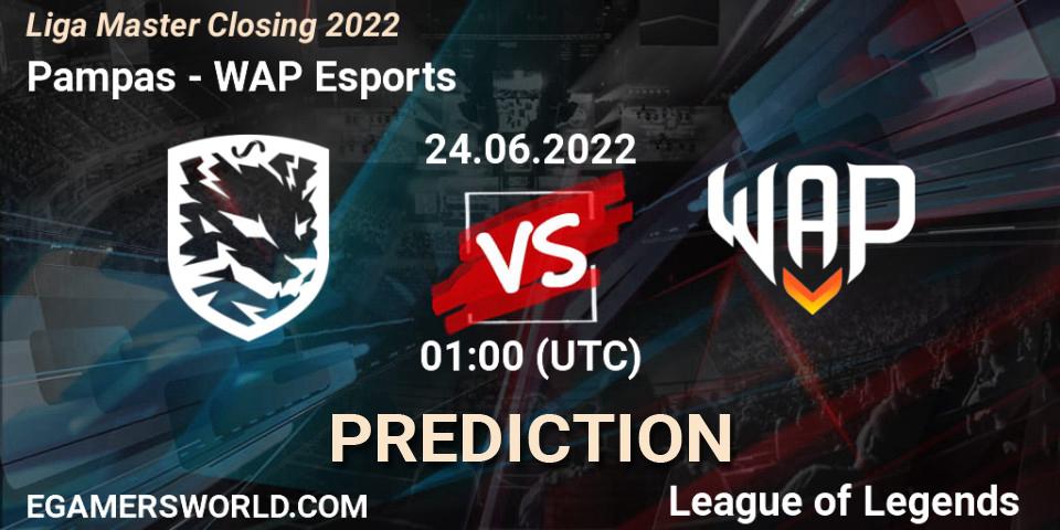 Pampas contre WAP Esports : prédiction de match. 24.06.22. LoL, Liga Master Closing 2022
