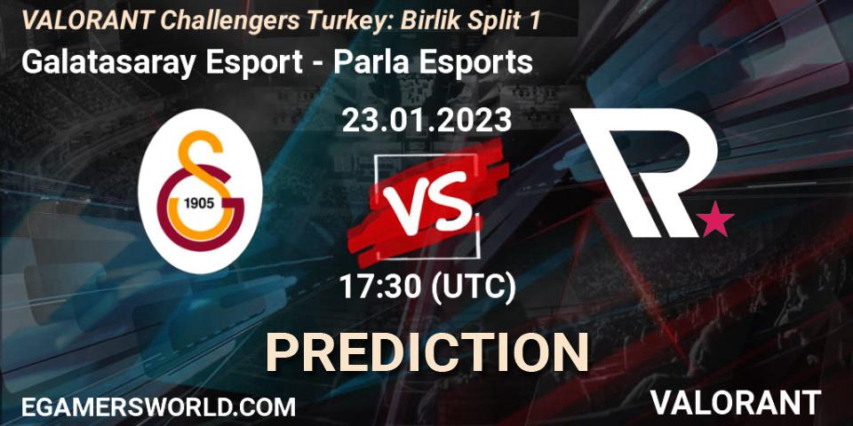 Galatasaray Esport contre Parla Esports : prédiction de match. 23.01.23. VALORANT, VALORANT Challengers 2023 Turkey: Birlik Split 1