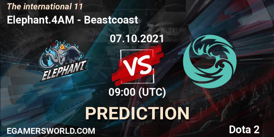 Elephant.4AM contre Beastcoast : prédiction de match. 07.10.2021 at 11:04. Dota 2, The Internationa 2021