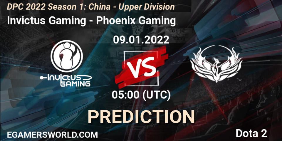 Invictus Gaming contre Phoenix Gaming : prédiction de match. 09.01.2022 at 04:58. Dota 2, DPC 2022 Season 1: China - Upper Division
