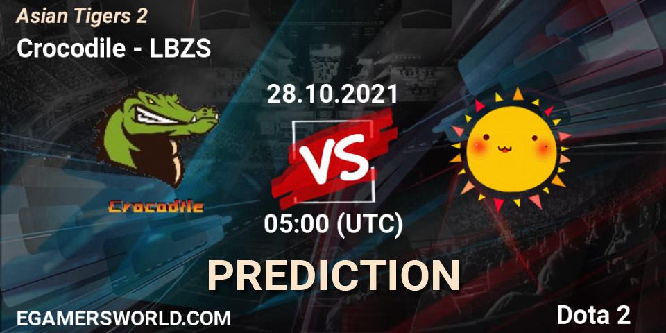 Crocodile contre LBZS : prédiction de match. 28.10.2021 at 05:06. Dota 2, Moon Studio Asian Tigers 2