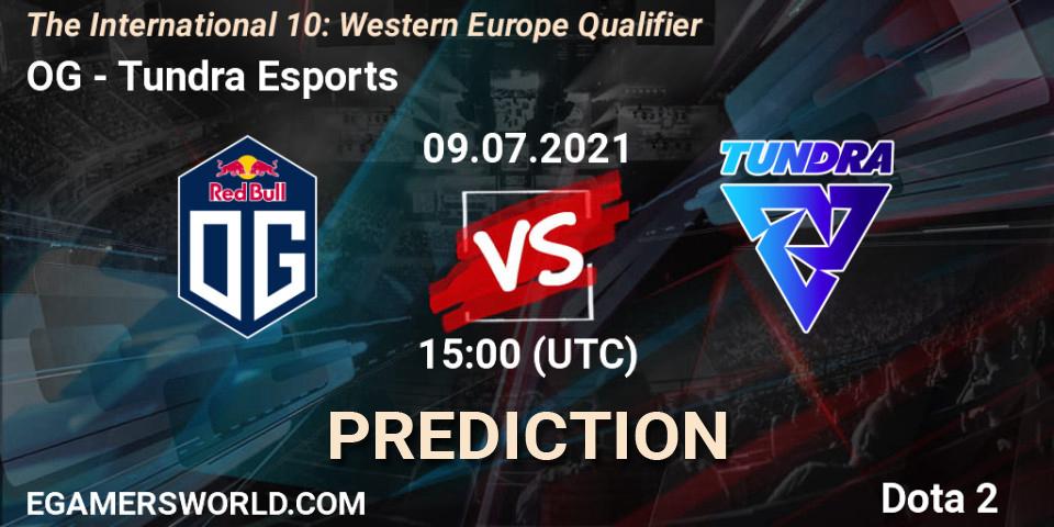 OG contre Tundra Esports : prédiction de match. 09.07.2021 at 15:35. Dota 2, The International 10: Western Europe Qualifier
