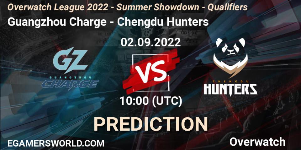 Guangzhou Charge contre Chengdu Hunters : prédiction de match. 02.09.22. Overwatch, Overwatch League 2022 - Summer Showdown - Qualifiers