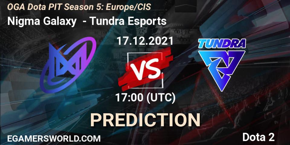 Nigma Galaxy contre Tundra Esports : prédiction de match. 17.12.2021 at 17:01. Dota 2, OGA Dota PIT Season 5: Europe/CIS