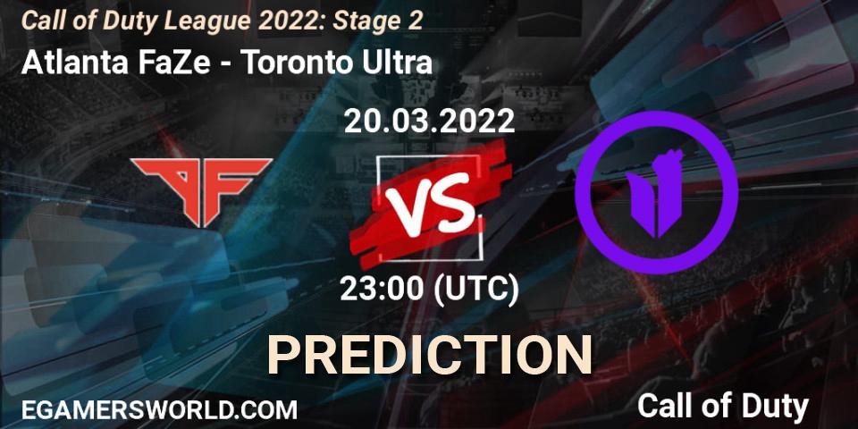Atlanta FaZe contre Toronto Ultra : prédiction de match. 20.03.22. Call of Duty, Call of Duty League 2022: Stage 2