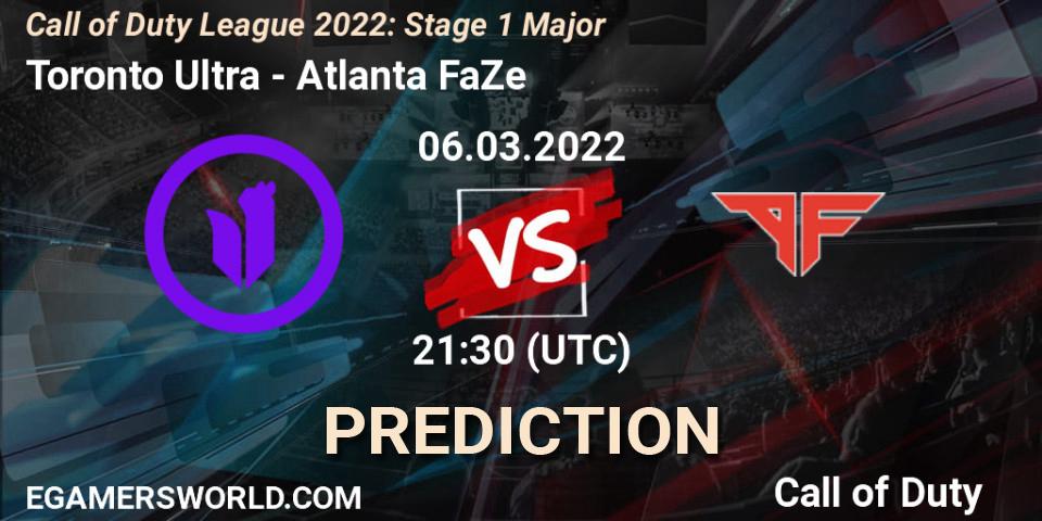 Toronto Ultra contre Atlanta FaZe : prédiction de match. 06.03.2022 at 21:30. Call of Duty, Call of Duty League 2022: Stage 1 Major
