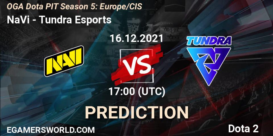 NaVi contre Tundra Esports : prédiction de match. 16.12.2021 at 17:49. Dota 2, OGA Dota PIT Season 5: Europe/CIS
