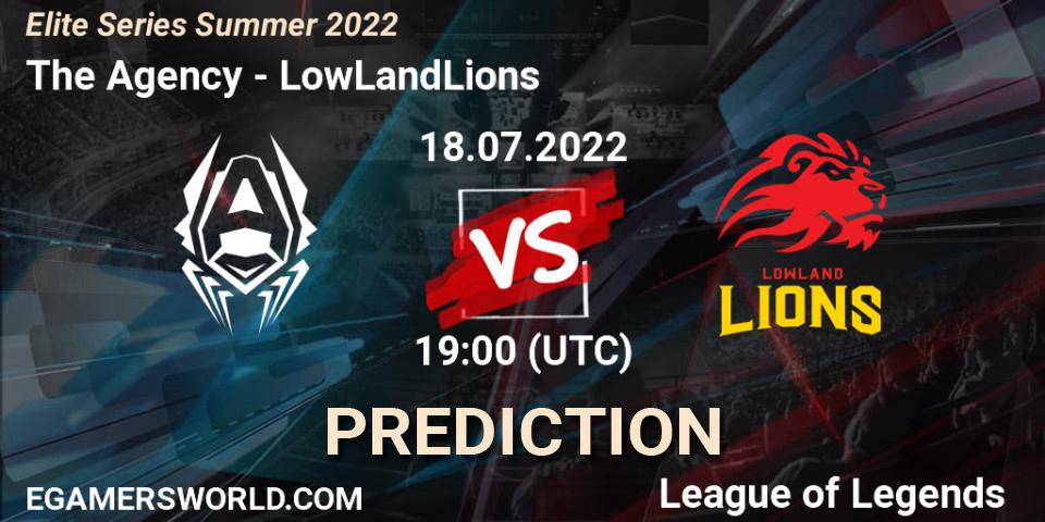 The Agency contre LowLandLions : prédiction de match. 18.07.22. LoL, Elite Series Summer 2022