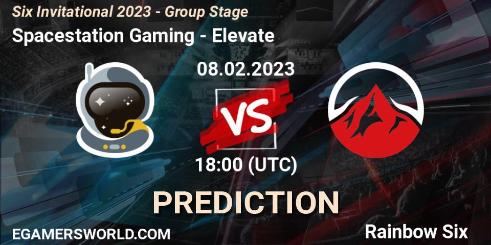 Spacestation Gaming contre Elevate : prédiction de match. 08.02.23. Rainbow Six, Six Invitational 2023 - Group Stage