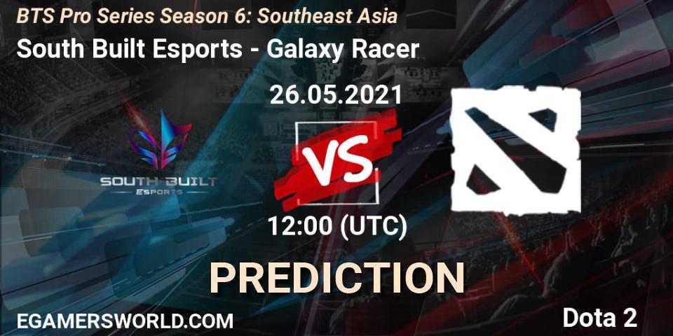 South Built Esports contre Galaxy Racer : prédiction de match. 26.05.2021 at 12:45. Dota 2, BTS Pro Series Season 6: Southeast Asia
