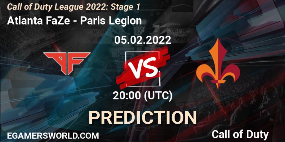 Atlanta FaZe contre Paris Legion : prédiction de match. 05.02.22. Call of Duty, Call of Duty League 2022: Stage 1