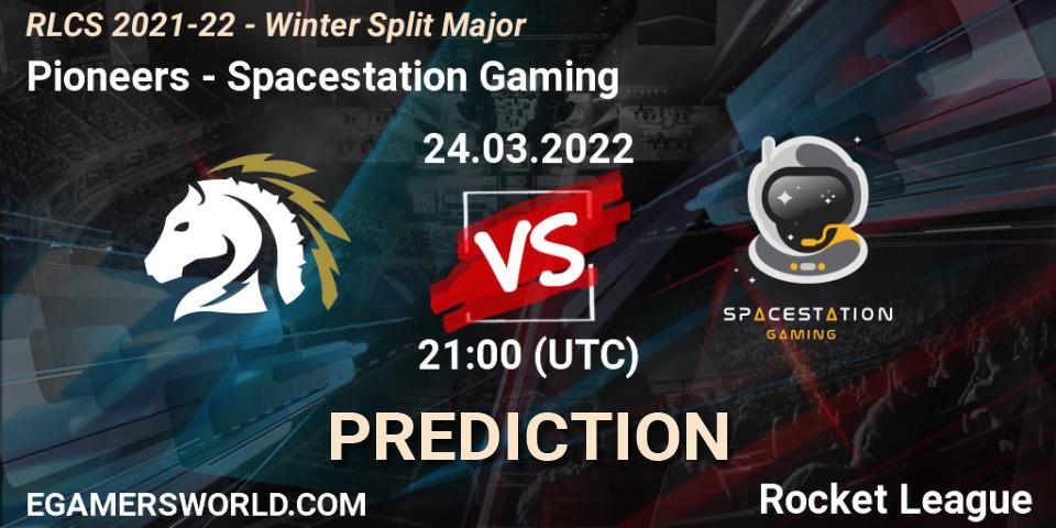 Pioneers contre Spacestation Gaming : prédiction de match. 24.03.2022 at 18:00. Rocket League, RLCS 2021-22 - Winter Split Major