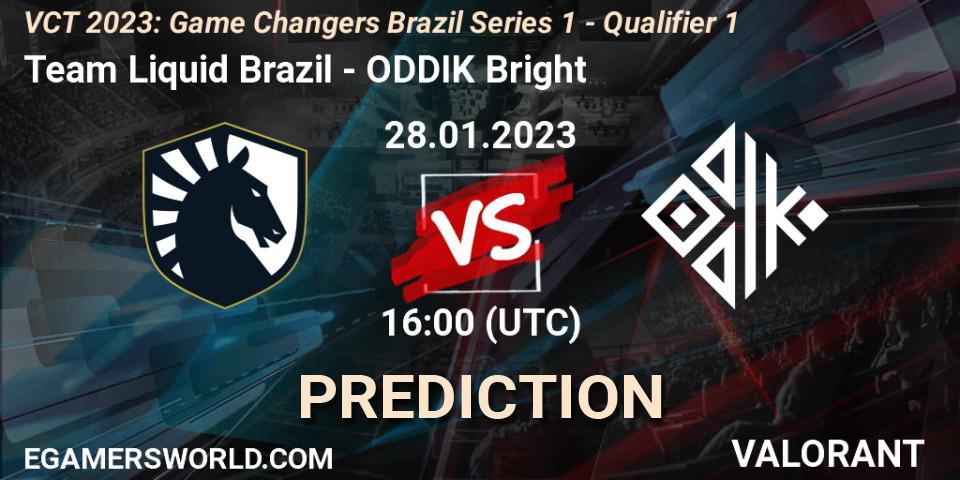 Team Liquid Brazil contre ODDIK Bright : prédiction de match. 28.01.23. VALORANT, VCT 2023: Game Changers Brazil Series 1 - Qualifier 1