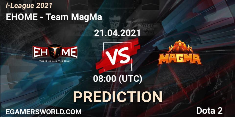 EHOME contre Team MagMa : prédiction de match. 21.04.2021 at 08:04. Dota 2, i-League 2021 Season 1