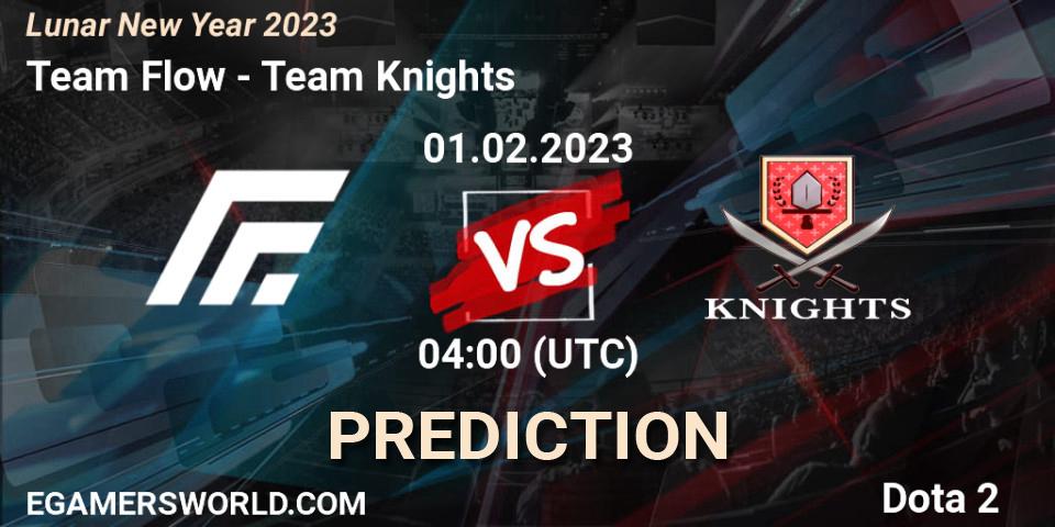 Team Flow contre Team Knights : prédiction de match. 01.02.23. Dota 2, Lunar New Year 2023