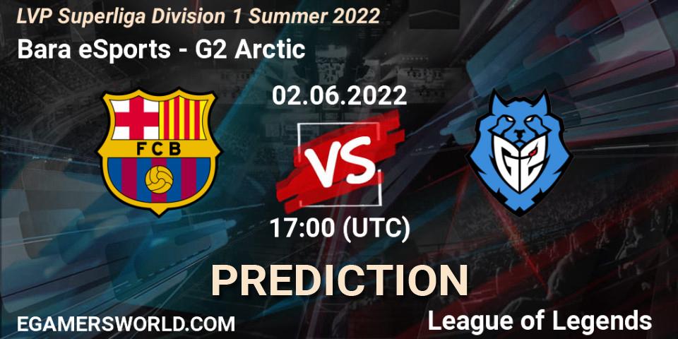 Barça eSports contre G2 Arctic : prédiction de match. 02.06.2022 at 16:50. LoL, LVP Superliga Division 1 Summer 2022