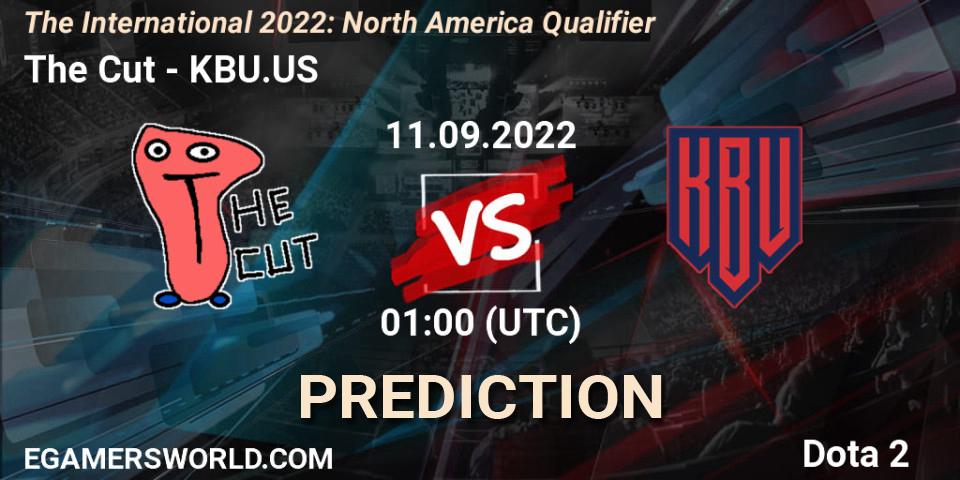 The Cut contre KBU.US : prédiction de match. 11.09.22. Dota 2, The International 2022: North America Qualifier