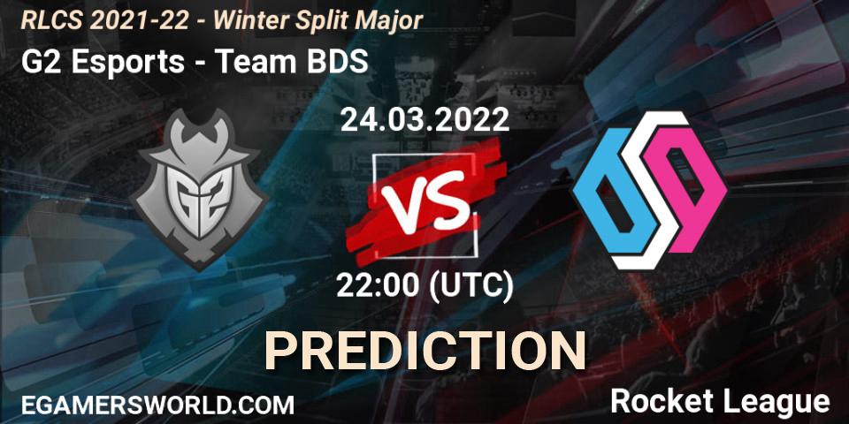 G2 Esports contre Team BDS : prédiction de match. 24.03.22. Rocket League, RLCS 2021-22 - Winter Split Major