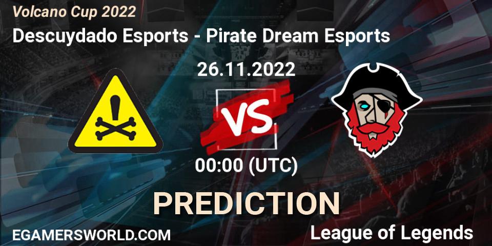Descuydado Esports contre Pirate Dream Esports : prédiction de match. 26.11.22. LoL, Volcano Cup 2022