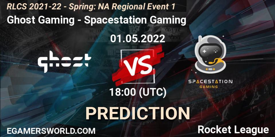 Ghost Gaming contre Spacestation Gaming : prédiction de match. 01.05.22. Rocket League, RLCS 2021-22 - Spring: NA Regional Event 1