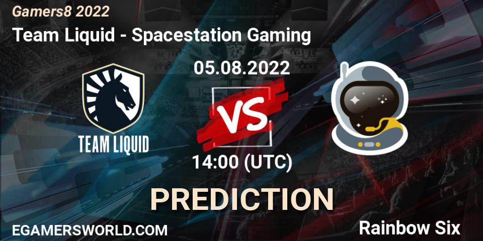 Team Liquid contre Spacestation Gaming : prédiction de match. 05.08.22. Rainbow Six, Gamers8 2022
