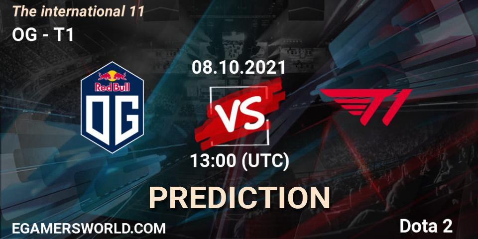 OG contre T1 : prédiction de match. 08.10.2021 at 14:36. Dota 2, The Internationa 2021