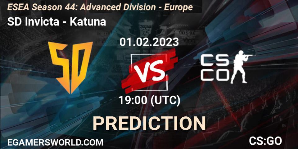 SD Invicta contre Tenstar : prédiction de match. 01.02.23. CS2 (CS:GO), ESEA Season 44: Advanced Division - Europe