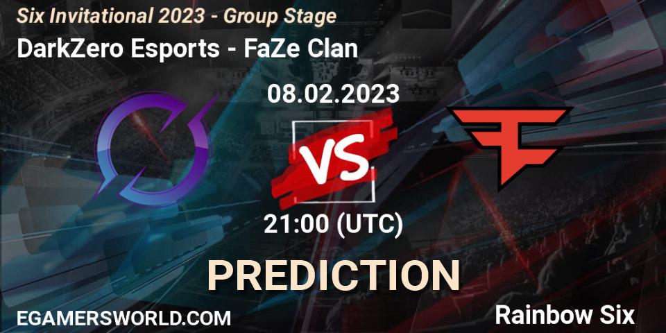 DarkZero Esports contre FaZe Clan : prédiction de match. 08.02.2023 at 21:00. Rainbow Six, Six Invitational 2023 - Group Stage