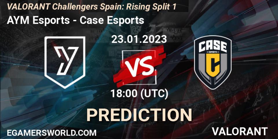 AYM Esports contre Case Esports : prédiction de match. 23.01.23. VALORANT, VALORANT Challengers 2023 Spain: Rising Split 1