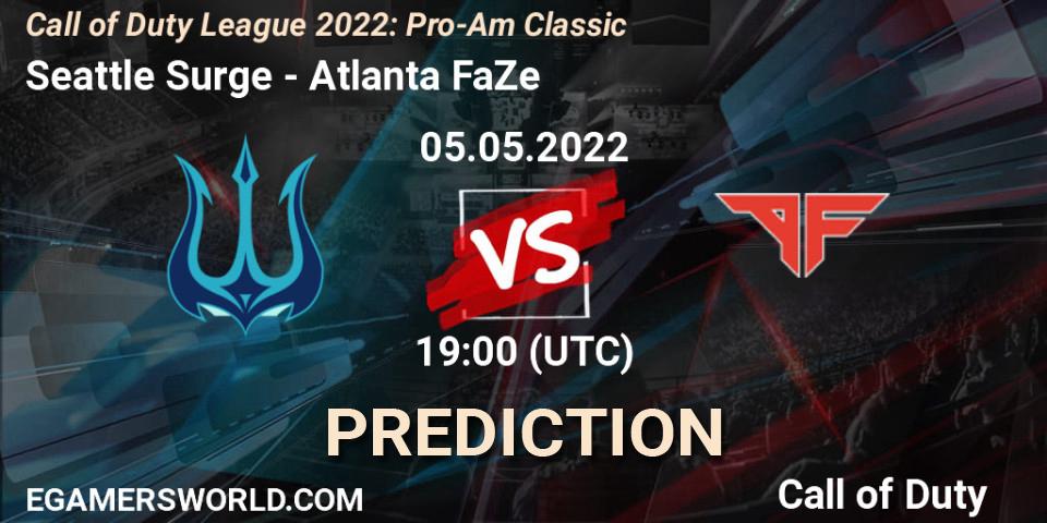 Seattle Surge contre Atlanta FaZe : prédiction de match. 05.05.22. Call of Duty, Call of Duty League 2022: Pro-Am Classic