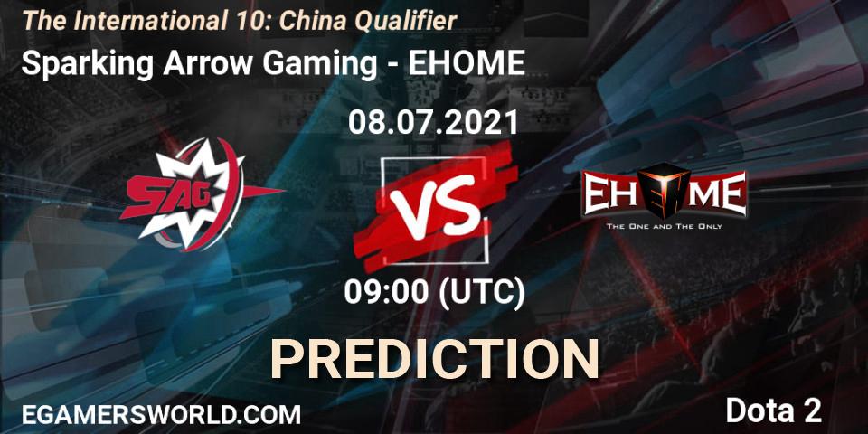 Sparking Arrow Gaming contre EHOME : prédiction de match. 08.07.2021 at 08:53. Dota 2, The International 10: China Qualifier