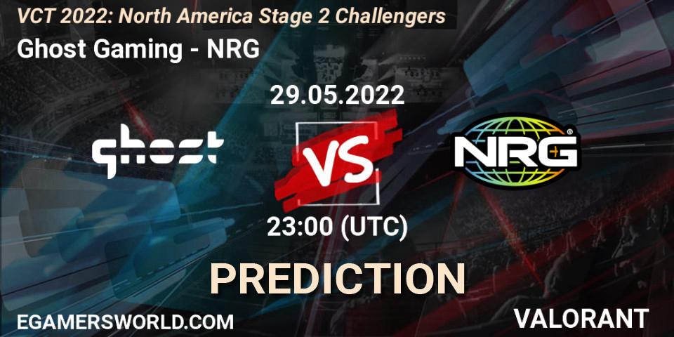 Ghost Gaming contre NRG : prédiction de match. 29.05.2022 at 22:15. VALORANT, VCT 2022: North America Stage 2 Challengers