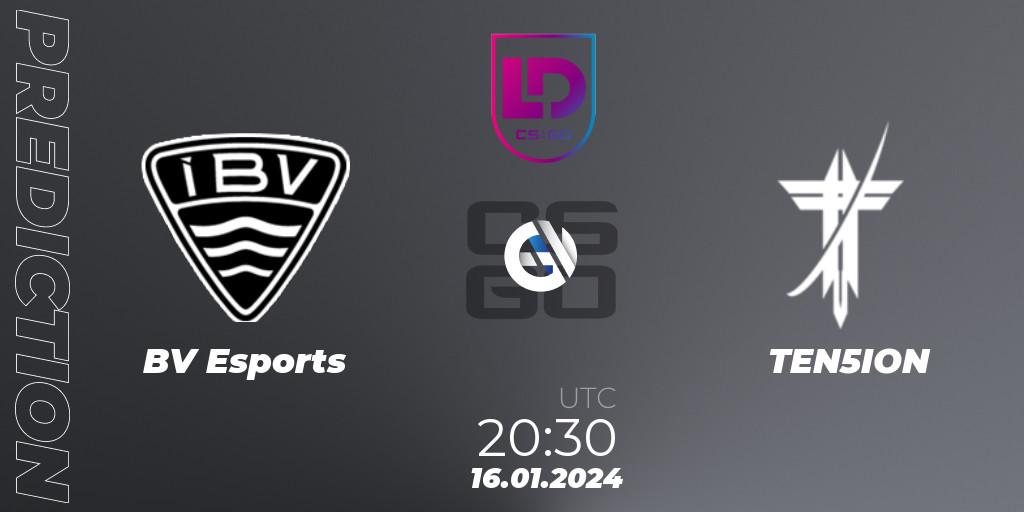 ÍBV Esports contre TEN5ION : prédiction de match. 16.01.24. CS2 (CS:GO), Icelandic Esports League Season 8: Regular Season