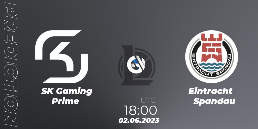 SK Gaming Prime contre Eintracht Spandau : prédiction de match. 02.06.23. LoL, Prime League Summer 2023 - Group Stage