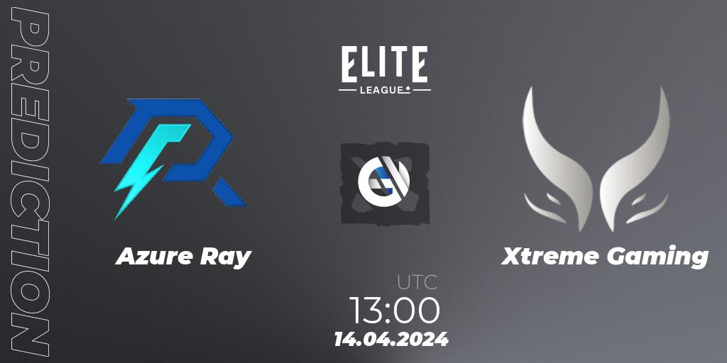 Azure Ray contre Xtreme Gaming : prédiction de match. 14.04.24. Dota 2, Elite League